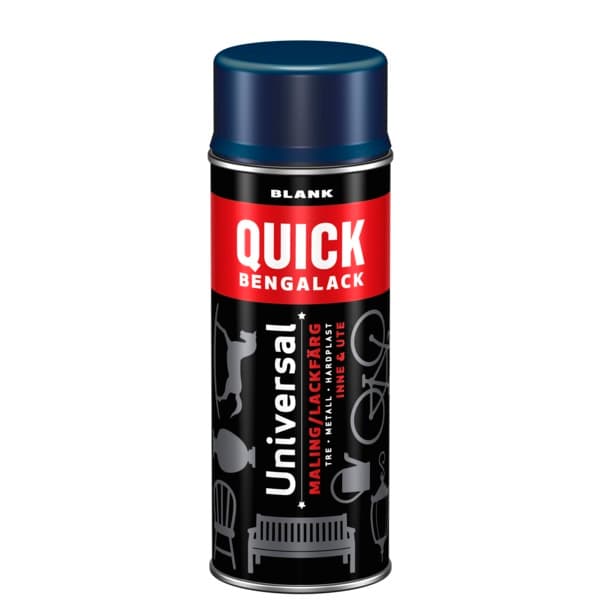 QUICK B SPRAY MARINEBLÅ BLANK 400ML