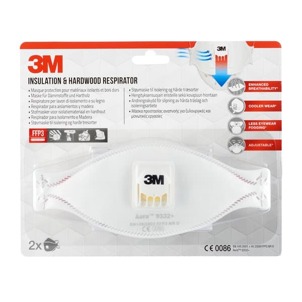 MASKE S FINT STØV 9332C2 FFP3