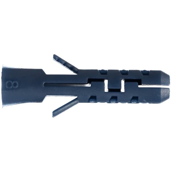 NYLONPLUGG N 8X40 BLÅ A-100