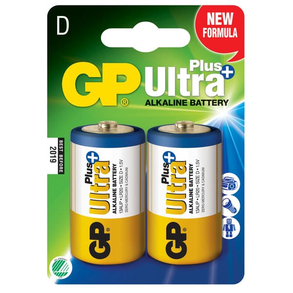 BATTERI ULTRA PLUS ALK D/LR20