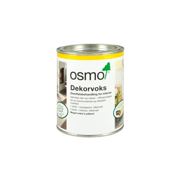DEKORVOKS 3101 0,75L FARGELØS