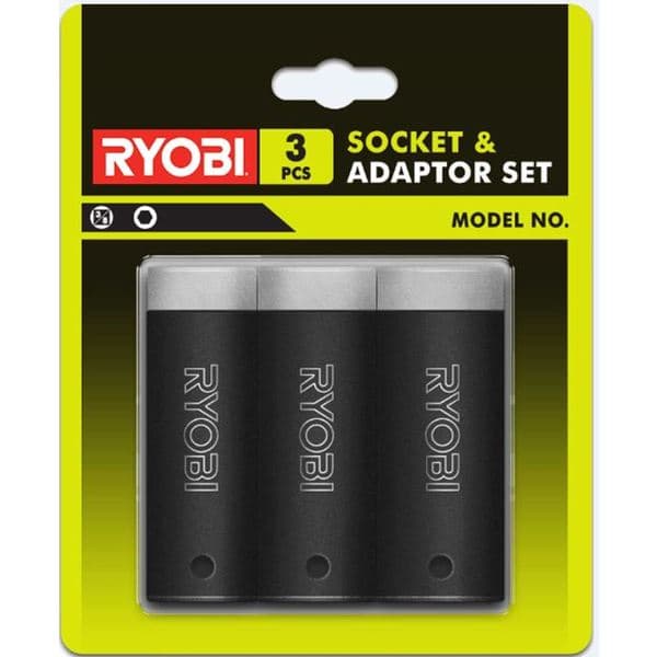 PIPENØKKELSETT RAKPISOC3 RYOBI