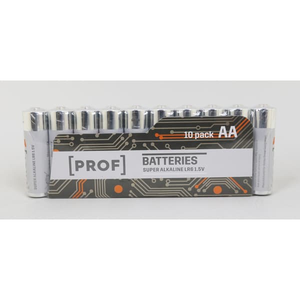 BATTERIER AA LR6 10 PAK