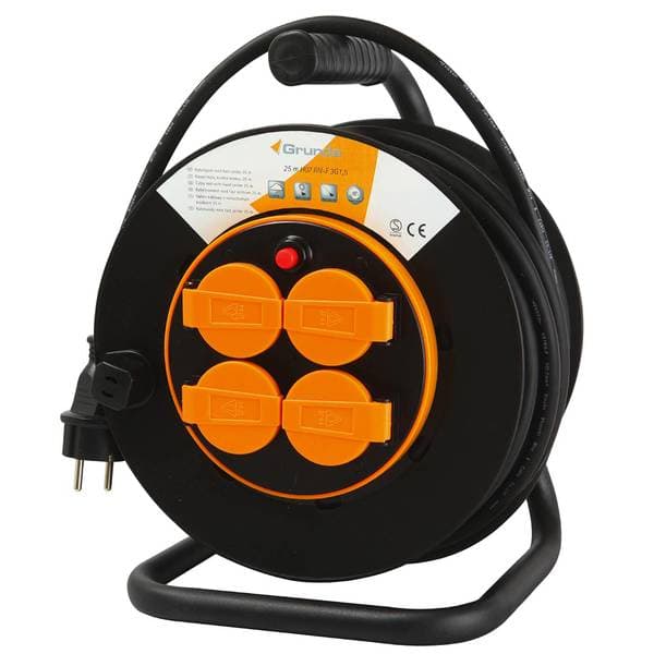 KABELTROMMEL 25M FAST SENTRUM