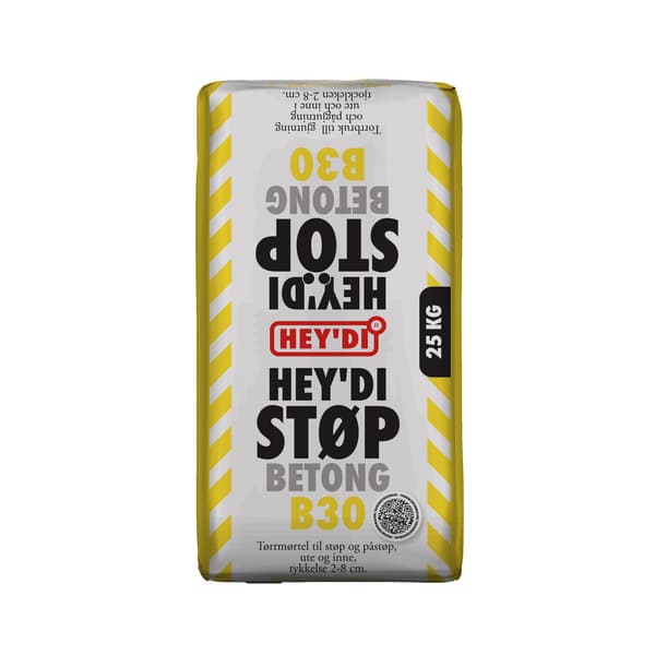 HEYDI STØP B30 25KG MØRTEL
