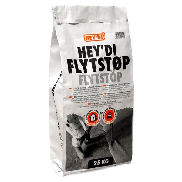 HEYDI FLYTSTØP 25KG STØPEMASSE