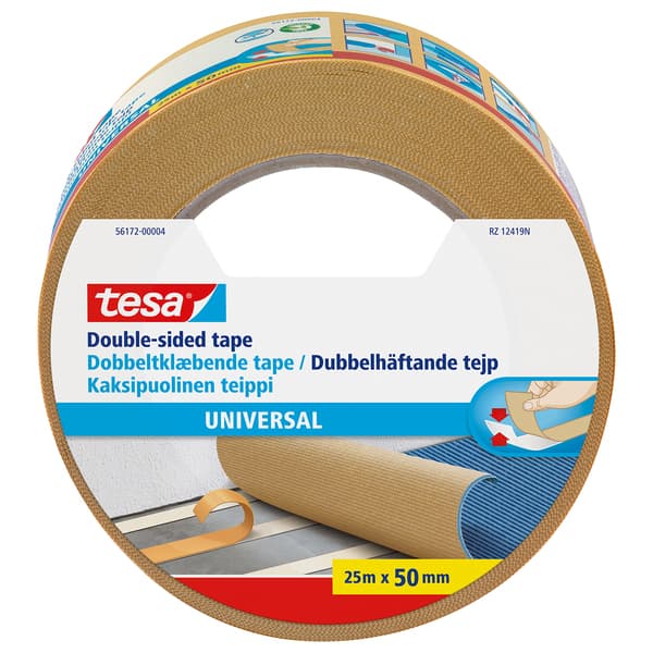 TEPPETAPE UNIVERSAL 25M X 50MM INNE