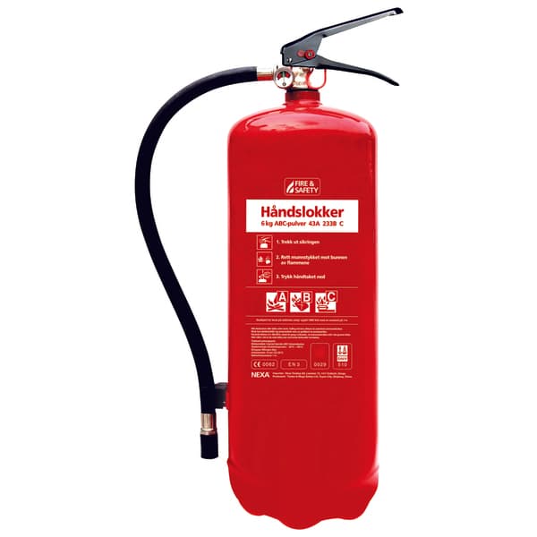 BRANNSLUKKER 6 KG PULVER 43A 233B C