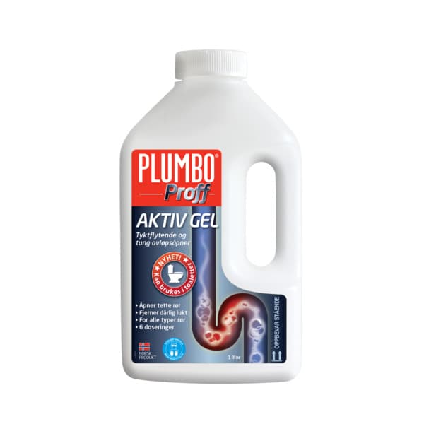 PLUMBO AVLØPSÅPNER AKTIV GEL 1200 G