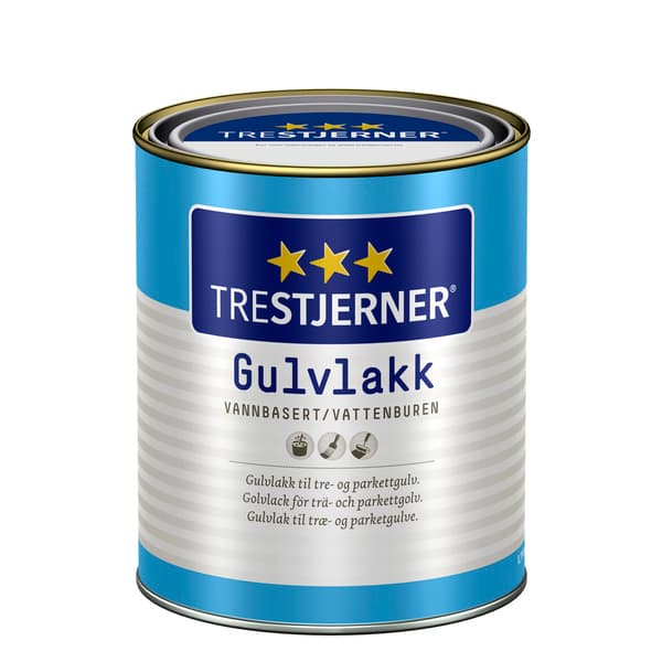 TRESTJERNER GULVLAKK HALVBL 0.75L