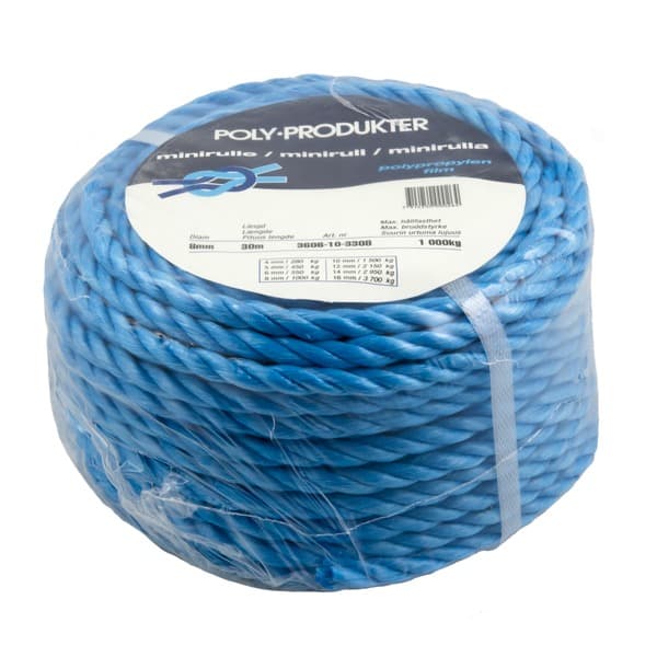 TAU 8MM 30M BLÅ MINIRULL PP-FILM