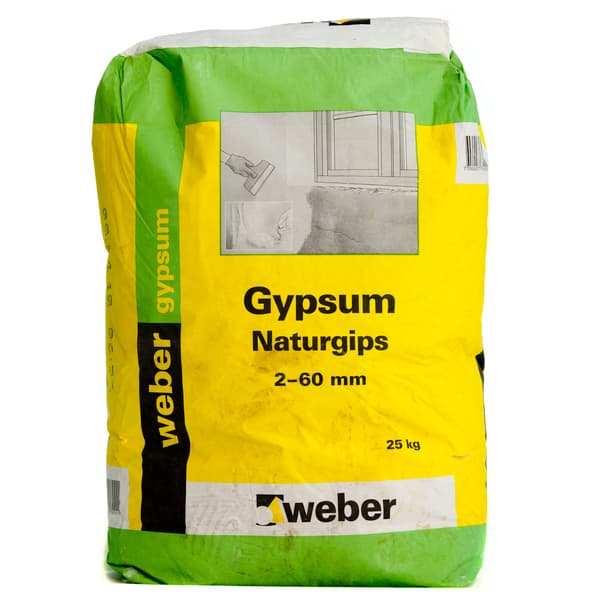 GIPSPUSS GYPSUM NATURGIPS 25KG