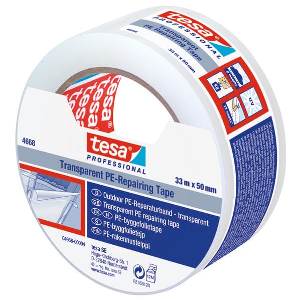 BYGGEFOLIE TAPE 33MX50MM TESA