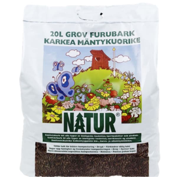 SANITÆRBARK GROV NATUR 20 L