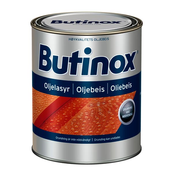 BUTINOX OLJEBEIS RØD BASE 0,9L