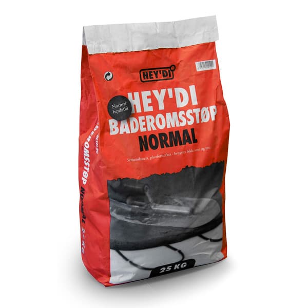 HEYDI BADEROMSSTØP B40M40 25KG STØP