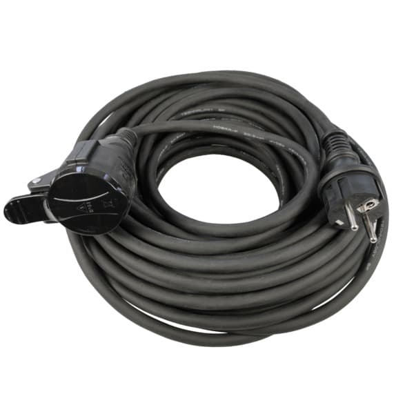 SKJØTEKABEL GUMMI 20M 1VEIS 3X2,5MM