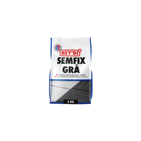 HEYDI SEMFIX GRÅ 5KG FLISLIM