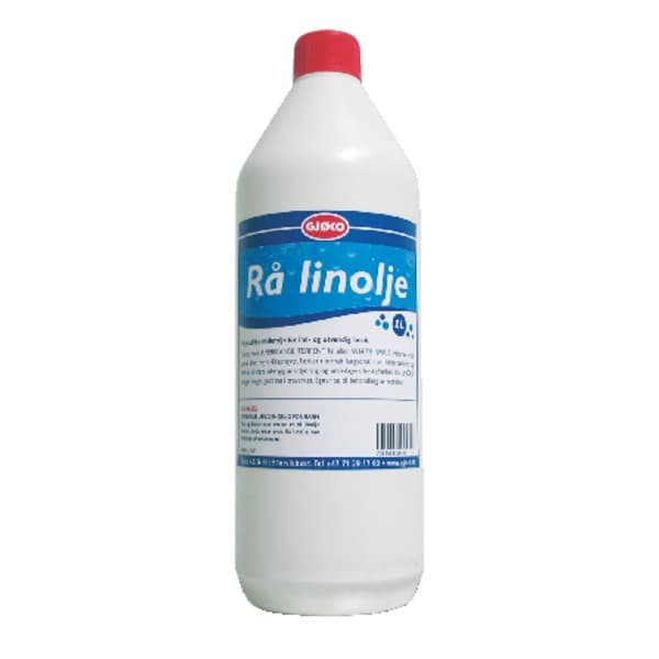 LINOLJE RÅ 1L