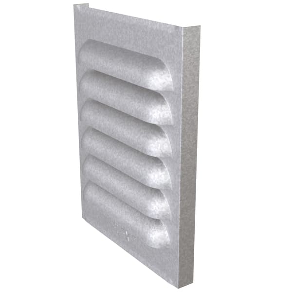 SJALUSIRIST MUR STÅL 150X150MM