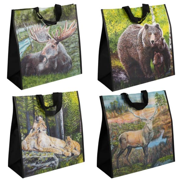 BÆREBAG M/DYREMOTIV 45L 5 ASS MOTIV