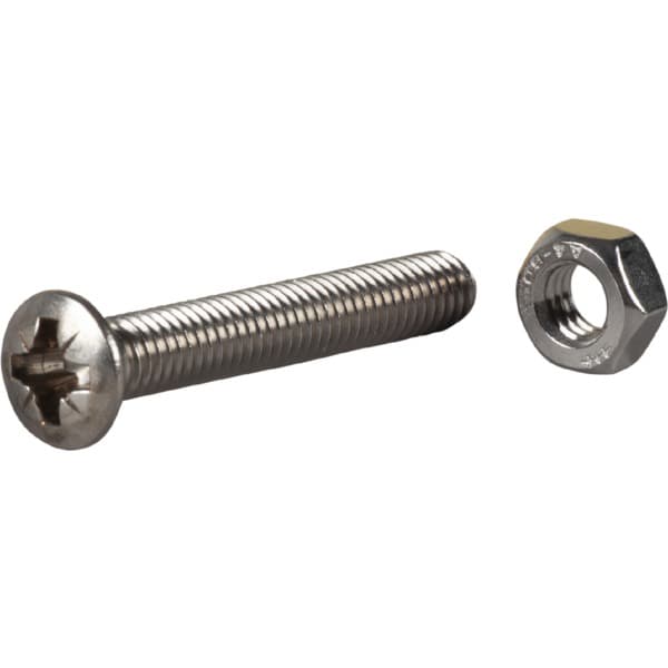 MASKINSKRUE MUTTER PH M6X40 A4 -4