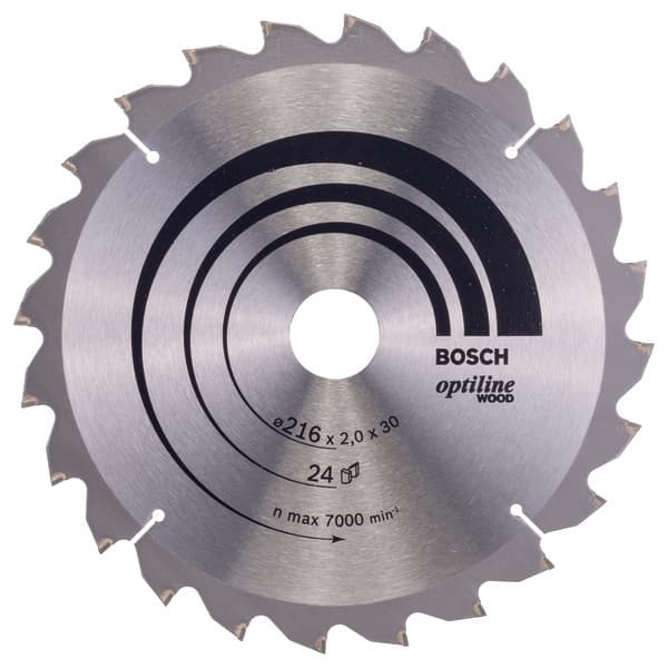 SIRKELSAGBL Ø216X30MM 24T -5GR TRE