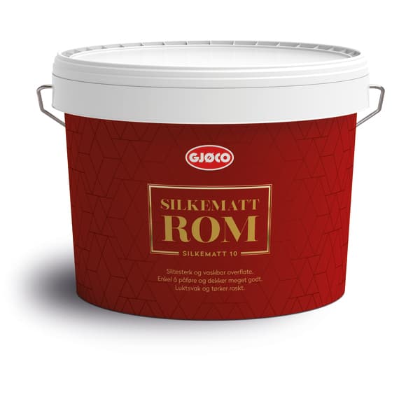 SILKEMATT ROM BASE HVIT 9L