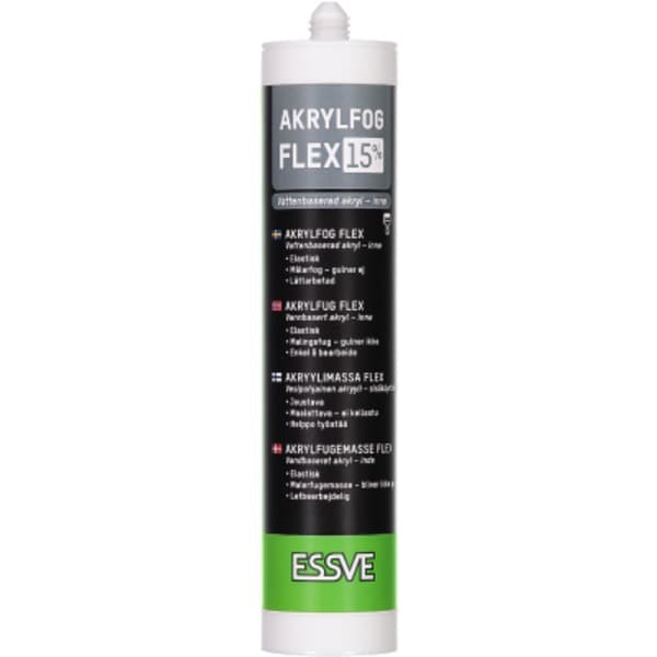 AKRYL FLEX 15 HVIT 300ML