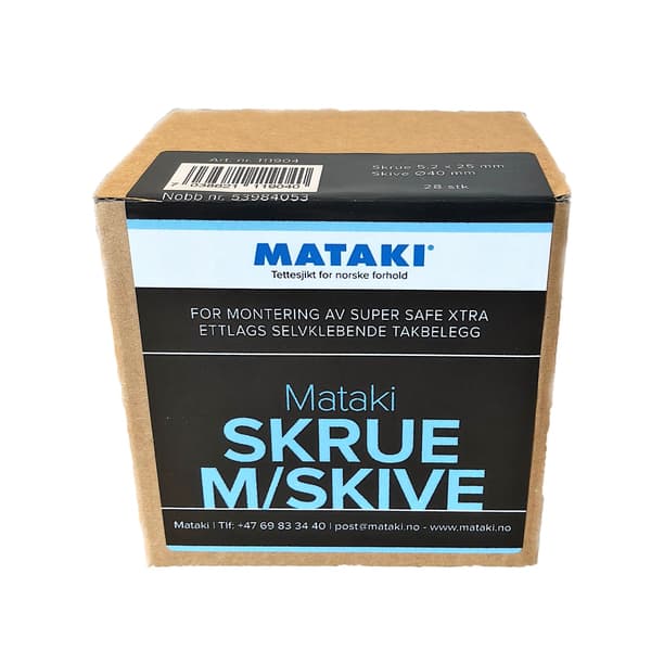 SKRUE MED SKIVE 5,2X35MM MATAKI NY