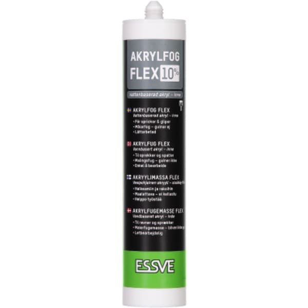 AKRYL FLEX 10 HVIT 300ML