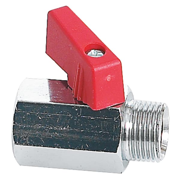 TAPPEKRAN 1/4" M/KULEVENTIL