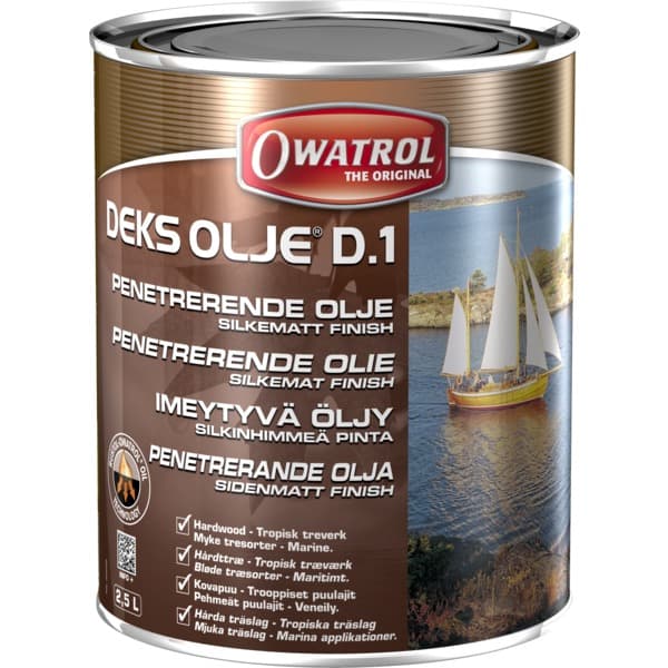 TREOLJE 2,5L DEKSOLJE D1