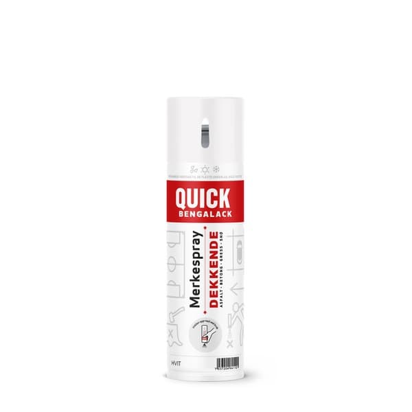 QUICK B MERKESPRAY HVIT 500ML