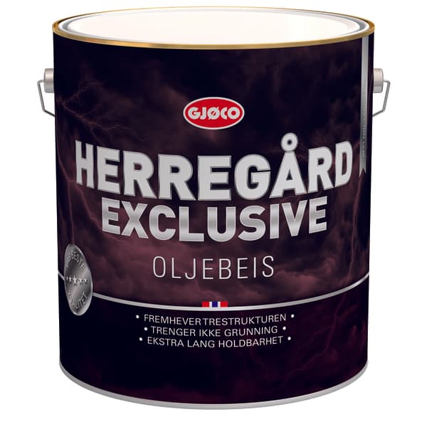 HERREGÅRD EXCLUSIVE OLJEBEIS GUL 9L
