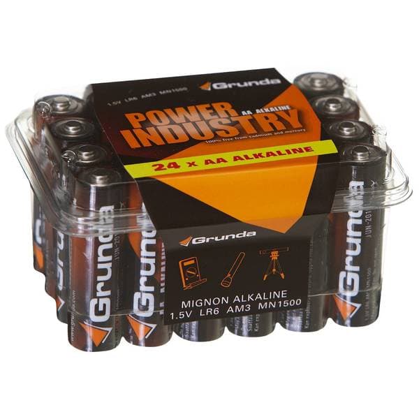 BATTERI GRUNDA AA INDUSTRIPAK