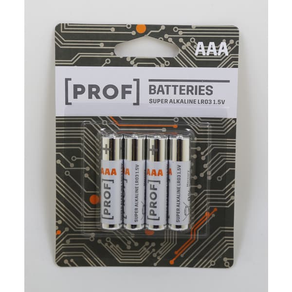 BATTERIER AAA LR03 4 PAK