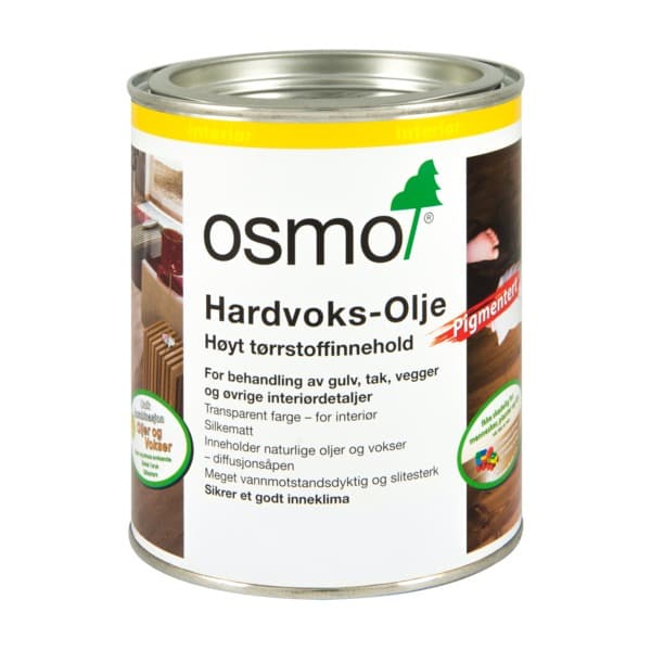 HARDVOKSOLJE PIGM 3040 0,75L HVIT