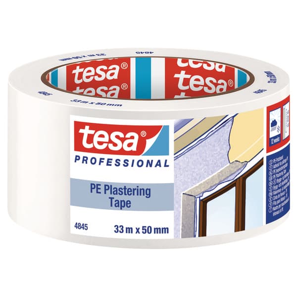BYGGETAPE MUR OG PUSS 33M X 50MM