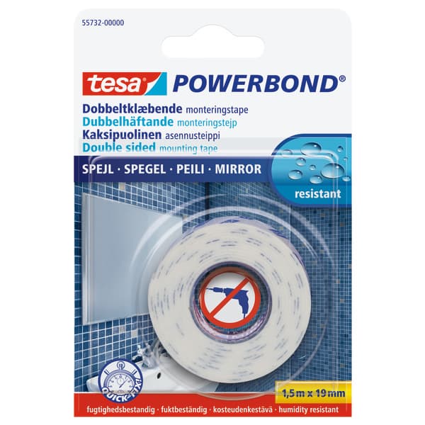 MONTERINGSTAPE SPEIL 1,5M X 19MM