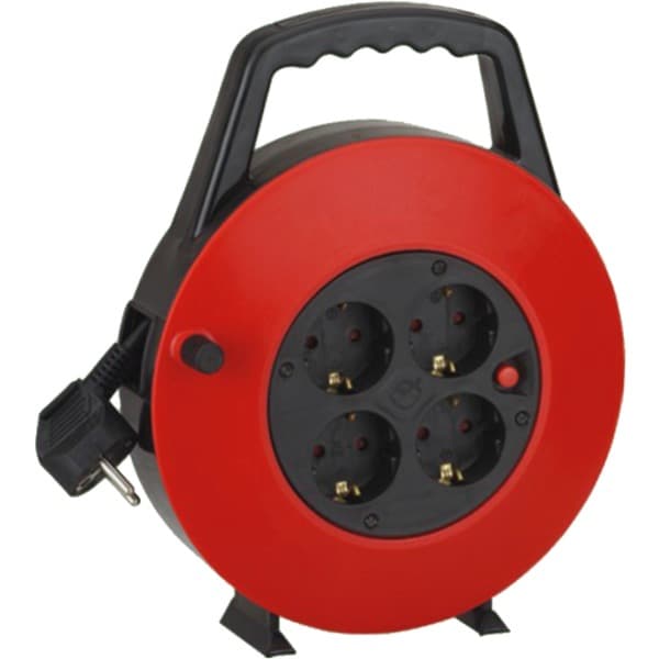 KABELTROMMEL PVC 10M 4-VEIS 3X1,5