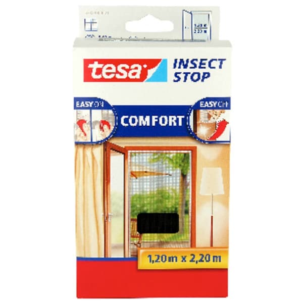 INSEKTSNETT DØR 2 X 0,65MX2,2M HVIT