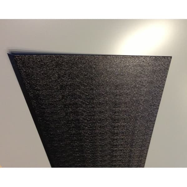 DØRBESLAG 250MM SORT 1,25M