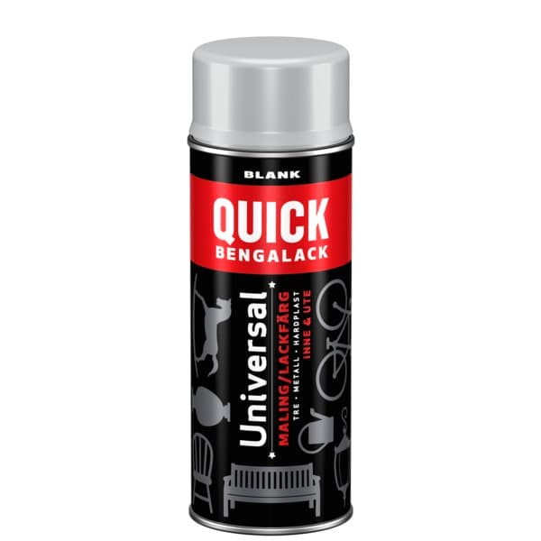 QUICK B SPRAY PASTELLGRÅ BLANK400ML