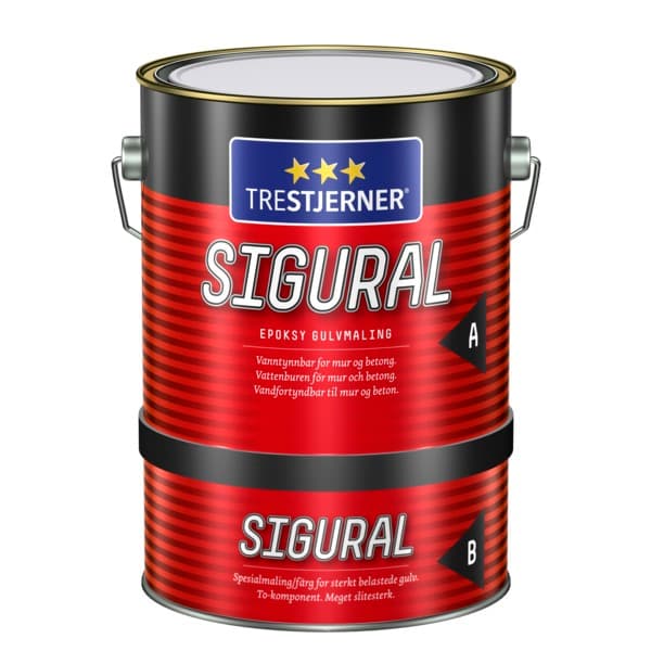 SIGURAL A+B NR 39 STÅLGRÅ 3L