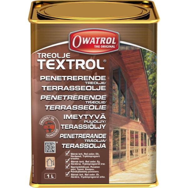 TREOLJE 1L FARGELØS TEXTROL
