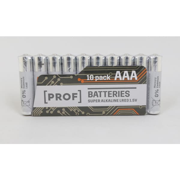 BATTERIER AAA LR03 10 PAK