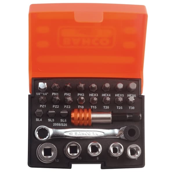 BITSKRALLESETT 2058/S26 BAHCO