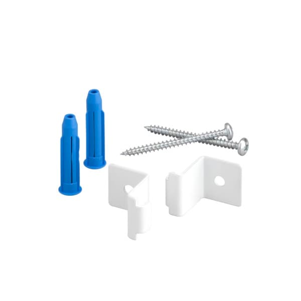 KLIPS FOR HENGESKINNER HVIT