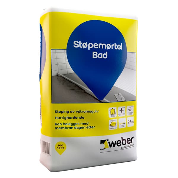 WEBER STØPEMØRTEL BAD 25KG